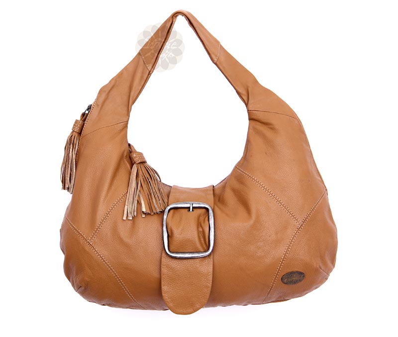 Vogue Crafts & Designs Pvt. Ltd. manufactures Brown Buckle Hobo Bag at wholesale price.